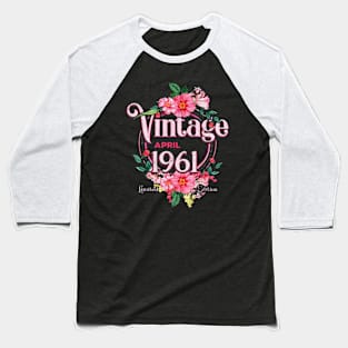 April birthday vintage 1961 Baseball T-Shirt